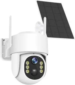 1080P Solar Battery Powered Outdoor WiFi Security Camera with PIR Motion Detection, IP65 Waterproof 1080P Solar Battery Powered Outdoor WiFi Security Camera with PIR Motion Detection, IP65 Waterproof