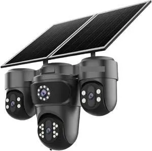 Solar Powered 4G Outdoor Security Camera 20MP 2X Optical Zoom 3-Axis PTZ Auto Tracking 24H Recording AOV(4G Cam Add 32G) Solar Powered 4G Outdoor Security Camera 20MP 2X Optical Zoom 3-Axis PTZ Auto Tracking 24H Recording AOV(4G Cam Add 32G)
