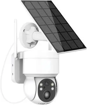 4MP Solar WiFi PTZ Security Camera Outdoor, 360° View Wireless CCTV Surveillance Cam with Alarm Solar Powered 4MP Solar WiFi PTZ Security Camera Outdoor, 360° View Wireless CCTV Surveillance Cam with Alarm Solar Powered