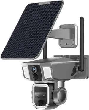 4G WiFi Solar Outdoor Security Camera Dual Lens 10X Zoom PTZ Camera 4K 12MP Human Tracking Wireless Surveillance Cam(WiFi Version Add128G) 4G WiFi Solar Outdoor Security Camera Dual Lens 10X Zoom PTZ Camera 4K 12MP Human Tracking Wireless Surveillance Cam(WiFi Version Add128G)