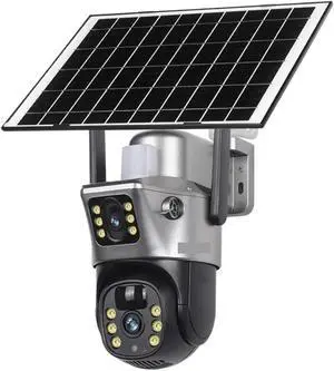 4G WiFi Solar Outdoor Security Camera Dual Lens Dual Screen 10X Zoom PTZ 4K 8MP Human Auto Tracking Surveillance Cam(4G 10XZoom No Card) 4G WiFi Solar Outdoor Security Camera Dual Lens Dual Screen 10X Zoom PTZ 4K 8MP Human Auto Tracking Surveillance Cam(4G 10XZoom No Card)