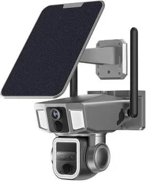 4G/WiFi 2 in 1 Solar Secutrity Camera Outdoor Dual Screen 4K 10x Zoom Dual PIR Auto Tracking CCTV Waterproof(4G and WiFi Add 64G) 4G/WiFi 2 in 1 Solar Secutrity Camera Outdoor Dual Screen 4K 10x Zoom Dual PIR Auto Tracking CCTV Waterproof(4G and WiFi Add 64G)