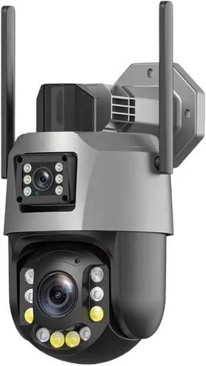 4K 8MP Outdoor WiFi PTZ Security Cam Dual Lens 20/50X Zoom Long IR Vision ONVIF(8MP 50X Add 64G Card) 4K 8MP Outdoor WiFi PTZ Security Cam Dual Lens 20/50X Zoom Long IR Vision ONVIF(8MP 50X Add 64G Card)