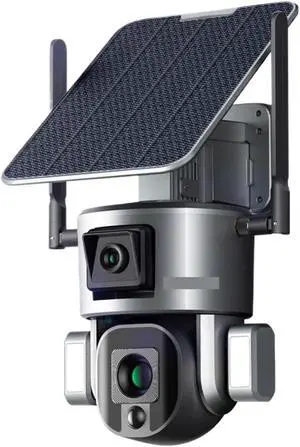 4K 20X Zoom 4G Solar Wireless Outdoor Security Camera, Dual-Screen WiFi IP Cam Night Vision Full Color Auto Tracking(WiFi 20X Zoom 128G) 4K 20X Zoom 4G Solar Wireless Outdoor Security Camera, Dual-Screen WiFi IP Cam Night Vision Full Color Auto Tracking(WiFi 20X Zoom 128G)