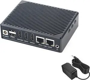 NanoPC-T6 Plus Mini Open-Source WiFi Router, RK3588 SoC 6TOPS NPU, 16GB LPDDR5 64GB eMMC, M.2 B Key for 4G LTE, Dual 2.5G Ethernet/NVMe/WiFi Module IoT Gateway (Power Kit, 16+64GB) NanoPC-T6 Plus Mini Open-Source WiFi Router, RK3588 SoC 6TOPS NPU, 16GB LPDDR5 64GB eMMC, M.2 B Key for 4G LTE, Dual 2.5G Ethernet/NVMe/WiFi Module IoT Gateway (Power Kit, 16+64GB)