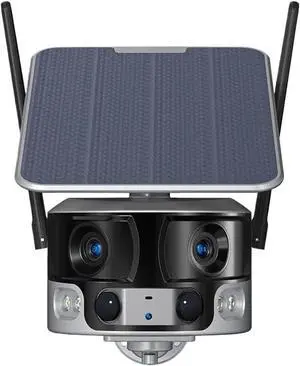 4K 8MP Dual Lens 4G Solar Camera Outdoor WiFi 180° Ultra Wide View Angle PIR Human Detection Security Camera 4X Zoom(4K WiFi Add 128GB) 4K 8MP Dual Lens 4G Solar Camera Outdoor WiFi 180° Ultra Wide View Angle PIR Human Detection Security Camera 4X Zoom(4K WiFi Add 128GB)