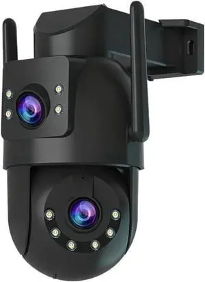 4K 8MP Outdoor Surveillance Camera Dual Lens 5G WiFi IP Camera HD Full Color Night Vision CCTV Video Home Security Cameras(US Plug,8MP CAM) 4K 8MP Outdoor Surveillance Camera Dual Lens 5G WiFi IP Camera HD Full Color Night Vision CCTV Video Home Security Cameras(US Plug,8MP CAM)