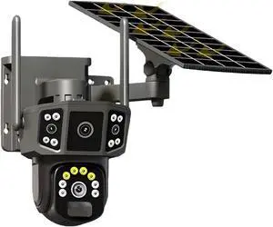 4K Dual Lens Solar Security Camera Outdoor Wireless WiFi 4G SIM 10X Zoom Surveillance Cam(4G Camera 64G) 4K Dual Lens Solar Security Camera Outdoor Wireless WiFi 4G SIM 10X Zoom Surveillance Cam(4G Camera 64G)