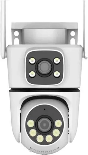 10MP 4K Dual Lens Outdoor PTZ Security Cam Dual Band WiFi Color Night Vision Surveillance Camera(UK,10MP with 32G Card) 10MP 4K Dual Lens Outdoor PTZ Security Cam Dual Band WiFi Color Night Vision Surveillance Camera(UK,10MP with 32G Card)