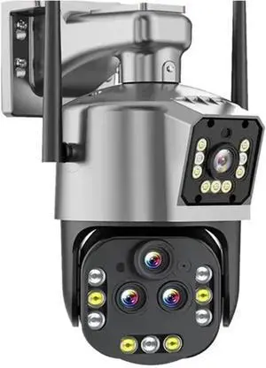 IPC360 Home 8K 16MP 20X Zoom WiFi IP PTZ Camera AI Auto Tracking Color Night Vision 4 Lens 3 Screens CCTV Surveillance Camera(AU Plug,8K 20X with 64G SD) IPC360 Home 8K 16MP 20X Zoom WiFi IP PTZ Camera AI Auto Tracking Color Night Vision 4 Lens 3 Screens CCTV Surveillance Camera(AU Plug,8K 20X with 64G SD)