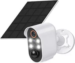 Solar-Powered WiFi IP PTZ Camera: 2MP HD, 1080P, Outdoor Surveillance with Long Standby(1PCS) Solar-Powered WiFi IP PTZ Camera: 2MP HD, 1080P, Outdoor Surveillance with Long Standby(1PCS)
