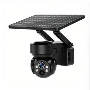 3MP Solar PTZ Dome Security Camera, 4G LTE & WiFi Dual Mode, 5W Solar Panel Built-in 9600mAh IP66 Waterproof,30m Dual Light Color Night Vision, Auto Human Tracking, 2-Way Audio, PIR Motion Alarm1 3MP Solar PTZ Dome Security Camera, 4G LTE & WiFi Dual Mode, 5W Solar Panel Built-in 9600mAh IP66 Waterproof,30m Dual Light Color Night Vision, Auto Human Tracking, 2-Way Audio, PIR Motion Alarm1
