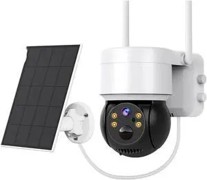 Solar Camera WiFi Outdoor 4MP HD Security CCTV Waterproof Night Vision PIR Human Detect PTZ Camera with Solar Panel(4MP ADD 32G) Solar Camera WiFi Outdoor 4MP HD Security CCTV Waterproof Night Vision PIR Human Detect PTZ Camera with Solar Panel(4MP ADD 32G)