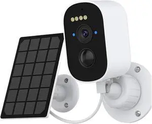 Solar-Powered 1080P 4MP HD WiFi IP Outdoor Security Camera with Battery, PIR Human Detection(1080P with 64G) Solar-Powered 1080P 4MP HD WiFi IP Outdoor Security Camera with Battery, PIR Human Detection(1080P with 64G)