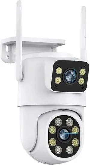 8MP 4K WiFi Outdoor PTZ Security Device Dual Lens Dual Screen Auto Tracking ONVIF Compatible(US,8MP NO SD Card) 8MP 4K WiFi Outdoor PTZ Security Device Dual Lens Dual Screen Auto Tracking ONVIF Compatible(US,8MP NO SD Card)