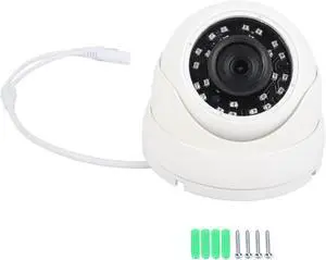 1080P AHD Dome IR Camera with 24LEDs Night Vision, Security Camera for Vehicles, Cars, Buses, Trucks and Cabins, PAL System, 120° Wide Angle, 360° Adjustable (White) 1080P AHD Dome IR Camera with 24LEDs Night Vision, Security Camera for Vehicles, Cars, Buses, Trucks and Cabins, PAL System, 120° Wide Angle, 360° Adjustable (White)