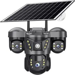 15MP 4G Solar PTZ Camera - 10x Zoom Triple Lens 15MP 4G Solar PTZ Camera - 10x Zoom Triple Lens
