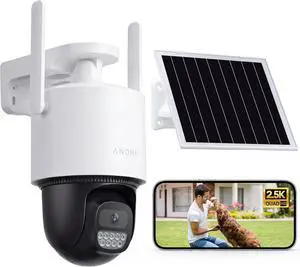 Anona Orbis Solar Security Camera Wireless Outdoor, 2.5K 4MP 360° Coverage PTZ Cameras, 24/7 AOV Recording, Color Night Vision, AI Human Detection, Auto Tracking, No Monthly Fee, IP66, 2.4GHz Wi-Fi Anona Orbis Solar Security Camera Wireless Outdoor, 2.5K 4MP 360° Coverage PTZ Cameras, 24/7 AOV Recording, Color Night Vision, AI Human Detection, Auto Tracking, No Monthly Fee, IP66, 2.4GHz Wi-Fi