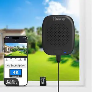 Hieasy 8MP 4K Window Camera, Indoor Camera for Outdoor Monitoring through Glass, No Drill Magnetic with 32GB SD Card, 5GHz&2.4GHz WiFi6, Color Night Vision, AI Human Vehicle Detection, No Subscription Hieasy 8MP 4K Window Camera, Indoor Camera for Outdoor Monitoring through Glass, No Drill Magnetic with 32GB SD Card, 5GHz&2.4GHz WiFi6, Color Night Vision, AI Human Vehicle Detection, No Subscription