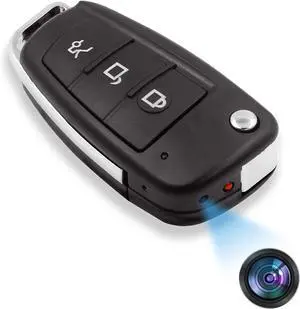 Mini Hidden Spy Camera No WiFi Needed Car Key Shaped, Portable FHD 1080P Secret Camera for Travel Security, Small Nanny Cam Hidden Camera for Home Security with Night Vision and Motion Detection Mini Hidden Spy Camera No WiFi Needed Car Key Shaped, Portable FHD 1080P Secret Camera for Travel Security, Small Nanny Cam Hidden Camera for Home Security with Night Vision and Motion Detection