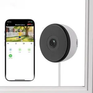 Starlight Window Camera, 2K Resolution, Full-Color Night Vision, Wi-Fi Indoor Security Camera, Wide Angle View, AI Detection Starlight Window Camera, 2K Resolution, Full-Color Night Vision, Wi-Fi Indoor Security Camera, Wide Angle View, AI Detection