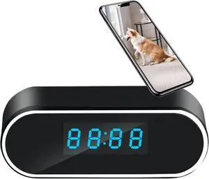 Clock Camera Wireless Hidden Cam - 1080P HD Nanny Cam with Night Vision, Motion Detection for Home, Business Office, Baby & Pet Monitor Clock Camera Wireless Hidden Cam - 1080P HD Nanny Cam with Night Vision, Motion Detection for Home, Business Office, Baby & Pet Monitor