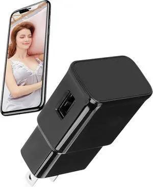 USB Charger Hidden Camera 1080P, Indoor Security Camera with Night Vision and Motion Detection for Home & Baby Monitor USB Charger Hidden Camera 1080P, Indoor Security Camera with Night Vision and Motion Detection for Home & Baby Monitor