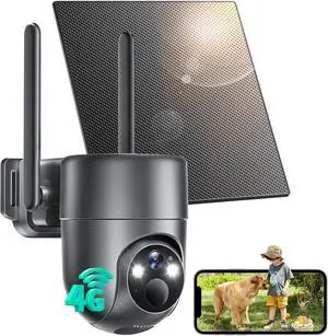LIWAN 4G LTE Cellular Security Camera, No WiFi Security Camera Wireless Outdoor with SIM Card, Solar Powered, 2K Color Night Vision, 360° View, PIR Sensor, Off Grid Cameras for Farm, Cabin, Job Site LIWAN 4G LTE Cellular Security Camera, No WiFi Security Camera Wireless Outdoor with SIM Card, Solar Powered, 2K Color Night Vision, 360° View, PIR Sensor, Off Grid Cameras for Farm, Cabin, Job Site