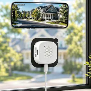 (1 Pack) 2K 3MP Window Camera with Night Vision, 5GHz & 2.4GHz WiFi Indoor Camera for Home Security, Anti-Glare Design, Motion/Human Detection, Easy & Quick Setup, 24/7 Recording (1 Pack) 2K 3MP Window Camera with Night Vision, 5GHz & 2.4GHz WiFi Indoor Camera for Home Security, Anti-Glare Design, Motion/Human Detection, Easy & Quick Setup, 24/7 Recording