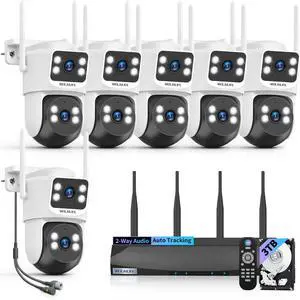 Wireless Security Camera System, 4MP PTZ WiFi Outdoor Video Surveillance Wireless Security Camera System, 4MP PTZ WiFi Outdoor Video Surveillance