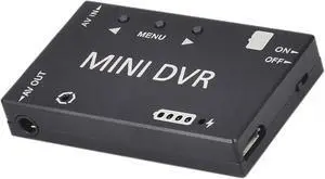 Mini FPV DVR Digital Video Recorder, Built-in 3.7V 400mah Battery, FPV Video Sound Recorders for FPV Remote Control Multicopters Monitors Vehicles Mini DVR Mini FPV DVR Digital Video Recorder, Built-in 3.7V 400mah Battery, FPV Video Sound Recorders for FPV Remote Control Multicopters Monitors Vehicles Mini DVR