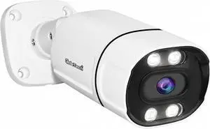 JideTech 5MP PoE IP Bullet Camera Outdoor, 120ft IR/Color Night Vision, 2-way Audio, AI Human/Vehicle Detection, Line Crossing&Intrusion Alerts, Up to 512GB MicroSD Card, for RTSP, Blue Iris ONVIF NVR JideTech 5MP PoE IP Bullet Camera Outdoor, 120ft IR/Color Night Vision, 2-way Audio, AI Human/Vehicle Detection, Line Crossing&Intrusion Alerts, Up to 512GB MicroSD Card, for RTSP, Blue Iris ONVIF NVR