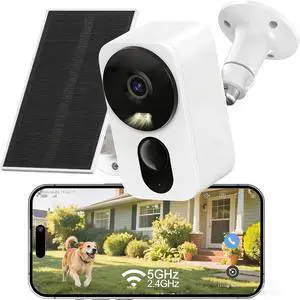 Heyall 2.5K Solar Security Camera: Wireless Outdoor 4MP Color Night Vision with Solar Panel Keeps 100% Charged & Dual-Band WiFi 6 No Monthly Fee for Garage/Driveway Capture Faces & Plates Heyall 2.5K Solar Security Camera: Wireless Outdoor 4MP Color Night Vision with Solar Panel Keeps 100% Charged & Dual-Band WiFi 6 No Monthly Fee for Garage/Driveway Capture Faces & Plates