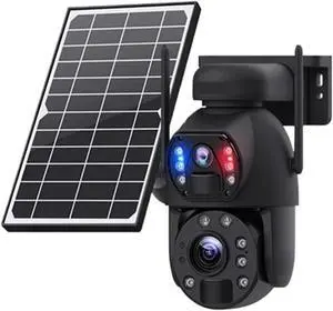 Solar Dual Lens Bullet WiFi Security Camera Solar Dual Lens Bullet WiFi Security Camera
