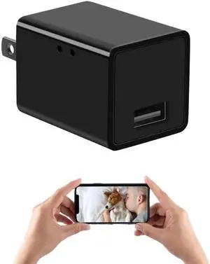 Hidden Spy Camera 1080P WiFi Wireless Small HD Indoor Home Office Security Camera Compact Surveillance Monitoring Camera with Motion Detection and App Live Feed Hidden Spy Camera 1080P WiFi Wireless Small HD Indoor Home Office Security Camera Compact Surveillance Monitoring Camera with Motion Detection and App Live Feed
