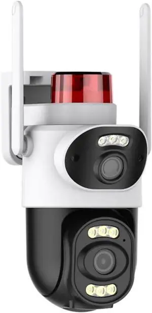 4K 8MP Outdoor PTZ Security Device Dual Lens 10X Digital Zoom AI Human Detection Warning Light Surveillance Equipment(AU,WiFi add 32G) 4K 8MP Outdoor PTZ Security Device Dual Lens 10X Digital Zoom AI Human Detection Warning Light Surveillance Equipment(AU,WiFi add 32G)
