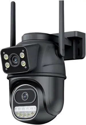 Upgrade Your Outdoor Surveillance with 16MP 8K WiFi IP Camera! PTZ, Four Lens, Four Screen, Auto Tracking(AU Plug,8MP Add 128G) Upgrade Your Outdoor Surveillance with 16MP 8K WiFi IP Camera! PTZ, Four Lens, Four Screen, Auto Tracking(AU Plug,8MP Add 128G)