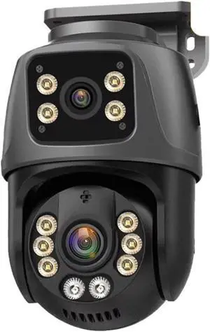 4K 8MP POE Network Surveillance Camera PTZ IP Camera Dual Lens Two Way Audio Human Detection Outdoor Security ICSEE XMEYE(1/2.7") 4K 8MP POE Network Surveillance Camera PTZ IP Camera Dual Lens Two Way Audio Human Detection Outdoor Security ICSEE XMEYE(1/2.7")