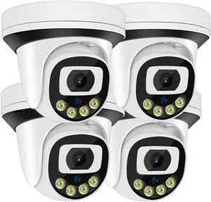 4K 8MP POE Dome IP Camera Two AI Face Detection H.265 Color Night Vision CCTV Surveillance Home Security(2.8mm,4PCS 4MP POE 48V) 4K 8MP POE Dome IP Camera Two AI Face Detection H.265 Color Night Vision CCTV Surveillance Home Security(2.8mm,4PCS 4MP POE 48V)