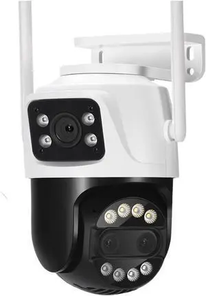 12MP 6K WiFi Outdoor Security Camera 8X Zoom Dual Screen AI Human Detection Auto Tracking(12MP Add 128G Card) 12MP 6K WiFi Outdoor Security Camera 8X Zoom Dual Screen AI Human Detection Auto Tracking(12MP Add 128G Card)