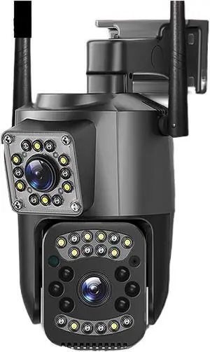 Camera 8MP 4K Dual Lens Outdoor PTZ IP Cameras Night Vision Security Protection CCTV 4G Sim Card Net Video Surveillence(AU Plug,4G Cam 32G Card) Camera 8MP 4K Dual Lens Outdoor PTZ IP Cameras Night Vision Security Protection CCTV 4G Sim Card Net Video Surveillence(AU Plug,4G Cam 32G Card)