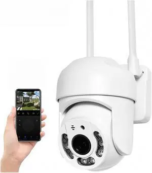 Tuya 4MP PTZ WiFi Network Camera Security Protection Outdoor IP66 Waterproof 5G Dual-Band Camera Home Video Surveillance(US Plug,4MP 5g) Tuya 4MP PTZ WiFi Network Camera Security Protection Outdoor IP66 Waterproof 5G Dual-Band Camera Home Video Surveillance(US Plug,4MP 5g)