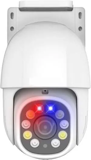 4K POE PTZ Surveillance IP Security Camera Red-Blue Warning Light 8MP/5MP/3MP Option Color Night Vision CCTV(3MP POE) 4K POE PTZ Surveillance IP Security Camera Red-Blue Warning Light 8MP/5MP/3MP Option Color Night Vision CCTV(3MP POE)