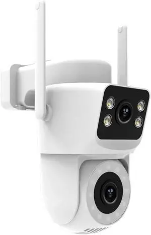 Smart WiFi Outdoor Security Camera 4MP Dual Screen 2.4G/5G IP65 Waterproof Motion Detection Auto Track(Camera with 128G SD) Smart WiFi Outdoor Security Camera 4MP Dual Screen 2.4G/5G IP65 Waterproof Motion Detection Auto Track(Camera with 128G SD)