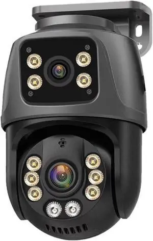 8MP 4K Dual Lens POE IP Camera PTZ Dual Screens Smart Home 360° PTZ Wired Video Surveillance Camera Motion Detection CCTV ICsee(8MP Camera 64G Card) 8MP 4K Dual Lens POE IP Camera PTZ Dual Screens Smart Home 360° PTZ Wired Video Surveillance Camera Motion Detection CCTV ICsee(8MP Camera 64G Card)