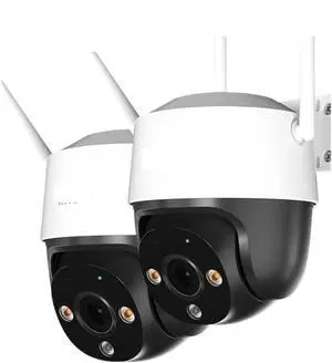 5MP Wi-Fi PTZ Camera Smart Color Night Vision IP66 Outdoor Security 360° Coverage Smart Auto Tracking(UK Plug_2PCS Camera ADD 128G) 5MP Wi-Fi PTZ Camera Smart Color Night Vision IP66 Outdoor Security 360° Coverage Smart Auto Tracking(UK Plug_2PCS Camera ADD 128G)