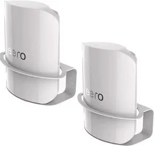 Wall Mount for Eero Max 7 WiFi System, Simple and Robust Wall Mount Stand for Eero Max 7 WiFi System, Without Messy Cables (White, Pack of 2), DY-EERO-STANDER-W-2 PCS Wall Mount for Eero Max 7 WiFi System, Simple and Robust Wall Mount Stand for Eero Max 7 WiFi System, Without Messy Cables (White, Pack of 2), DY-EERO-STANDER-W-2 PCS