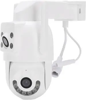 Cuifati 2K Dual Lens Security Camera with WiFi Wired PTZ, 360 Panoramic View, IP66 Water Proof for Indoor Outdoor Home Cuifati 2K Dual Lens Security Camera with WiFi Wired PTZ, 360 Panoramic View, IP66 Water Proof for Indoor Outdoor Home