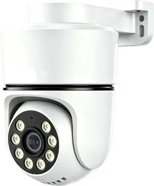 5MP 4K Outdoor PoE PTZ Security Camera, Color Night Vision Motion Detection(4K 8MP_White) 5MP 4K Outdoor PoE PTZ Security Camera, Color Night Vision Motion Detection(4K 8MP_White)