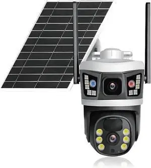 6MP UHD V380pro APP 10X Solar Power 4G for Dome Camera AI Humanoid Detection Home Security CCTV Monitor(No Card) 6MP UHD V380pro APP 10X Solar Power 4G for Dome Camera AI Humanoid Detection Home Security CCTV Monitor(No Card)